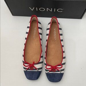 VIONIC KLARA BALLET FLAT SHOES WOMENS SIZE 6.5